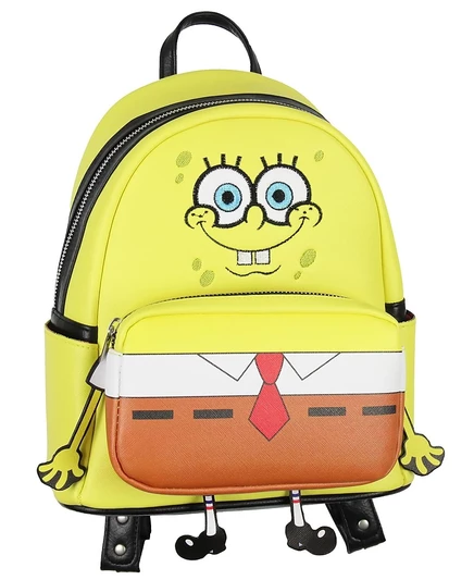 Мини-рюкзак SpongeBob с висящими ногами, желтый