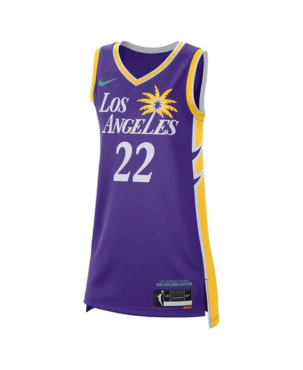 Мужская и женская майка Nike Cameron Brink фиолетового цвета от Los Angeles Sparks 2024 года выпуска WNBA Draft Explorer purple