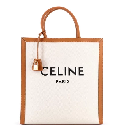 Женская сумка Pre-Owned Celine Cabas, коричневая