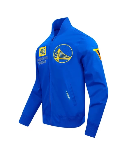 Мужская куртка на молнии Pro Standard Royal Golden State Warriors royal