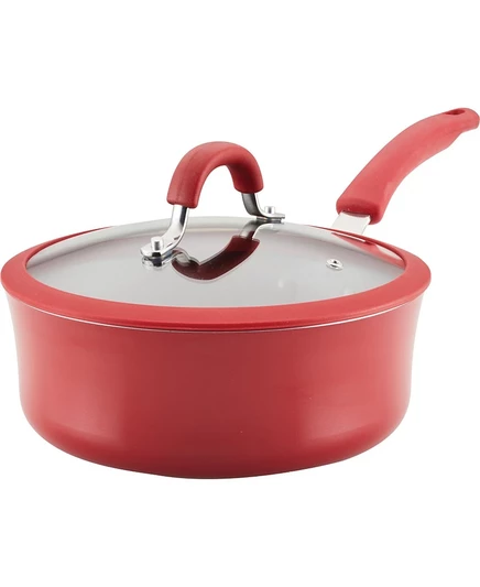 Сотейник Rachael Ray Cook + Create 2,84 л с крышкой, красный