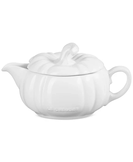 Соусник Le Creuset Pumpkin 414 мл с крышкой, белый