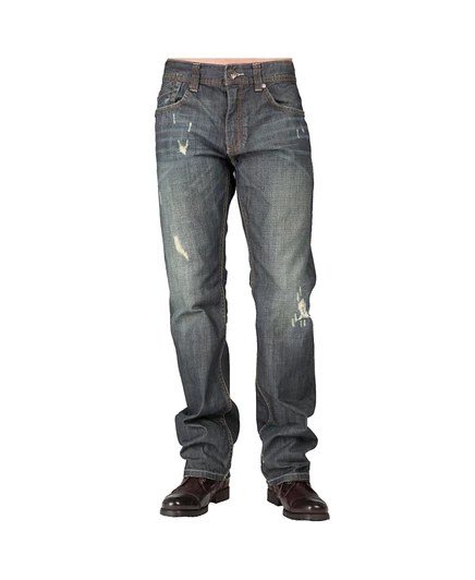 Мужские джинсы level 7 relaxed straight, синие