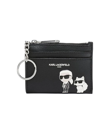 Женский кардхолдер Karl Lagerfeld Paris с кольцом, черный