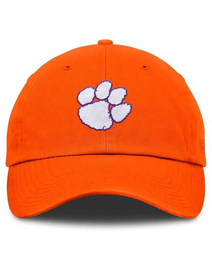Мужская оранжевая кепка с логотипом команды Clemson Tigers от Top of the World, регулируемая по размеру. orange