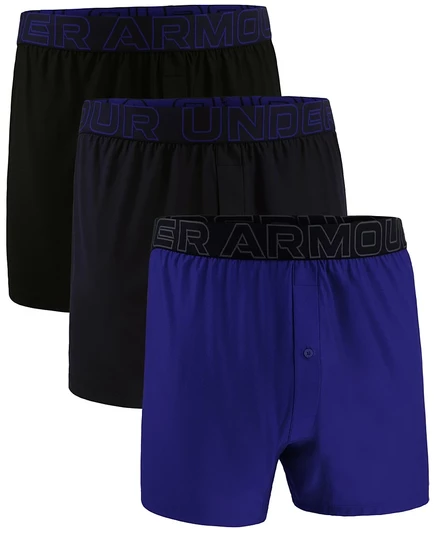 Мужские боксеры under armour 3 шт. performance tech 6″, синие