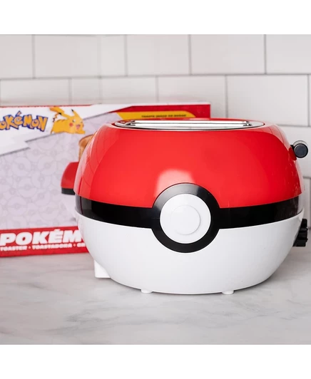 Тостер Uncanny Brands Pokemon Pokeball, разноцветный