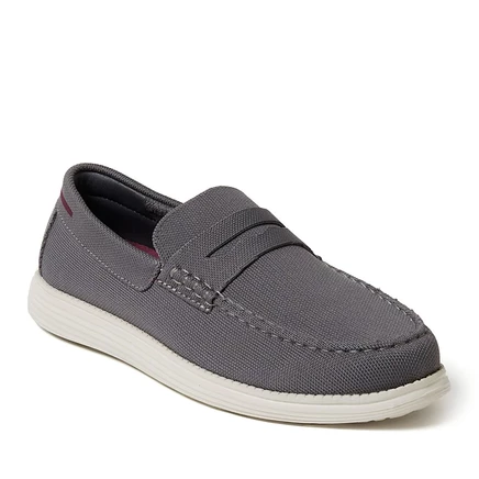Мужские мокасины Dearfoams Rollins Sport Knit, серые