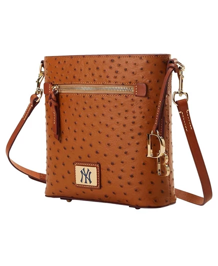 Сумка через плечо Dooney & Bourke New York Yankees Zip, коричневая