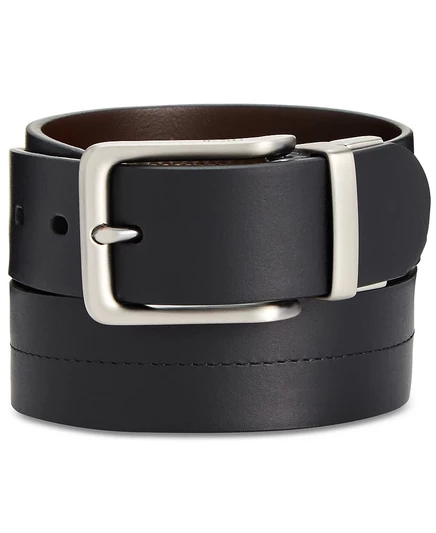 Реверсивный кожаный ремень Fossil Brandon black