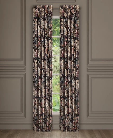 Панели штор Royal Court Calabria 127×213 см, черные