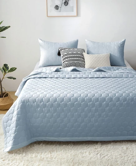 Комплект St. James Home Mini Honeycomb Full/Queen, синий