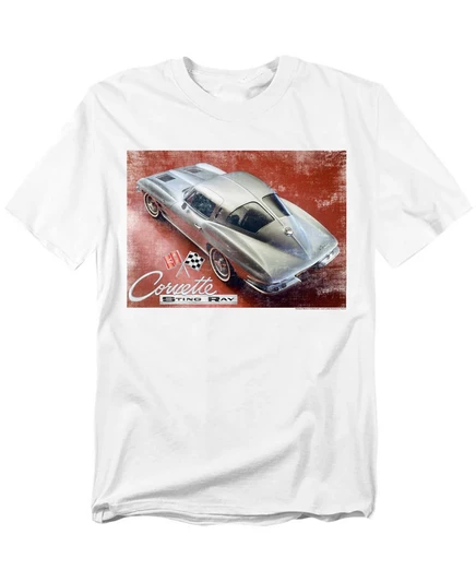 Мужская футболка со скатом white