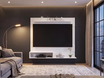 Навесная тумба для ТВ FM FURNITURE Irmo, белая