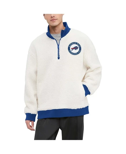 Мужской свитшот Tommy Hilfiger Jordan Sherpa, кремовый