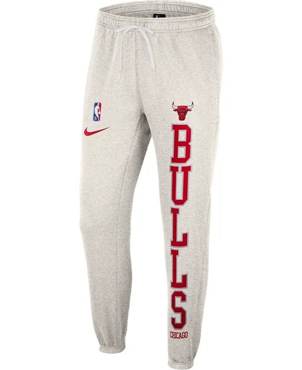 Мужские спортивные брюки Nike Courtside Bulls, серые с красным