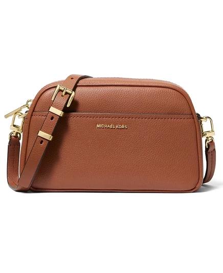 Сумка Michael Kors Jet Set для маленькой камеры через плечо коричневого цвета