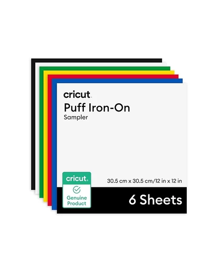 Набор термонаклеек Cricut Puff 30,5×30,5 см, 6 шт, мульти