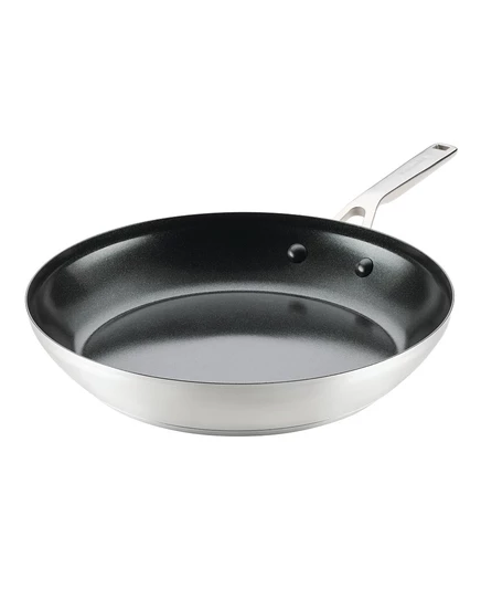 Керамическая сковорода с антипригарным покрытием KitchenAid Stainless Steel 12