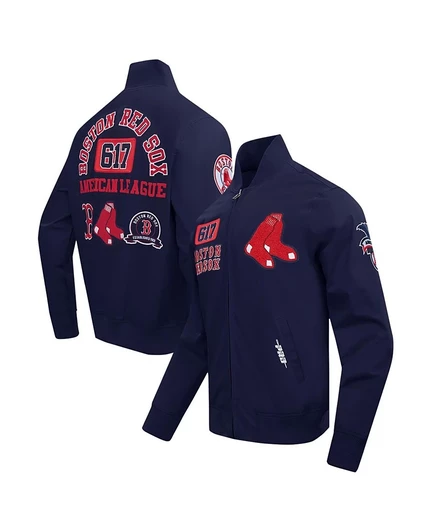 Мужская твилловая куртка Pro Standard Area Code Boston Red Sox, синяя