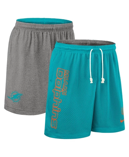 Мужские реверсивные шорты Nike Sideline Miami Dolphins, синие