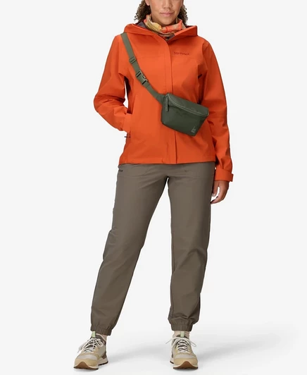 Женская куртка Marmot PreCip Eco Pro с капюшоном, оранжевая