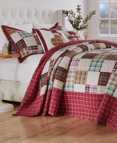 Комплект покрывала Greenland Oxford, клетчатый