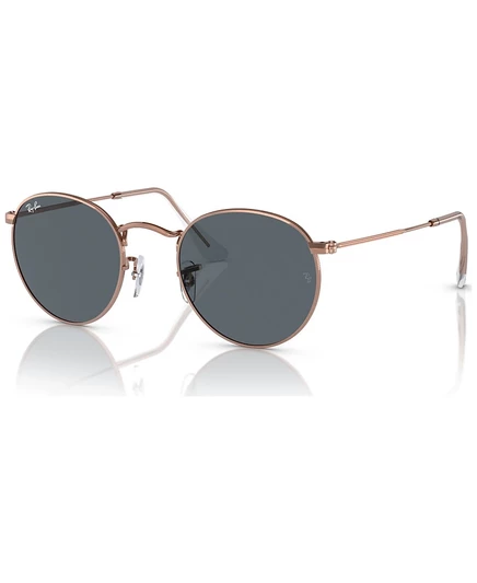 Унисекс солнцезащитные очки Ray-Ban RB3447 круглые, золотистые