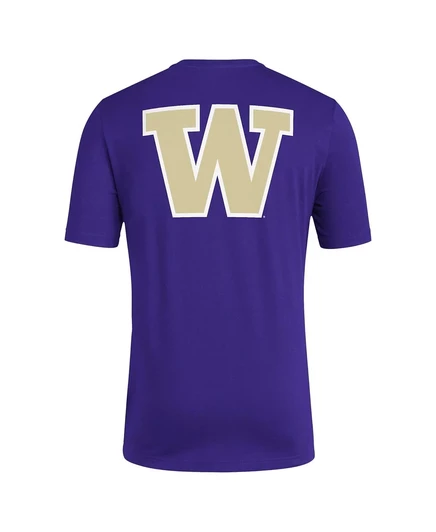 Мужская фиолетовая футболка Adidas Washington Huskies Reverse Retro Baseball 2 Hit от Adidas purple