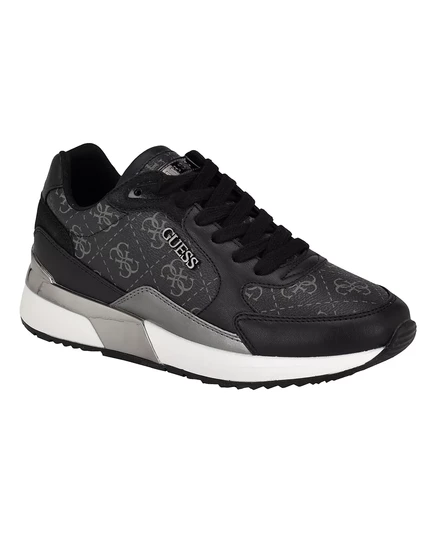  Женские кроссовки на шнуровке с логотипом Moxea Quattro G black logo