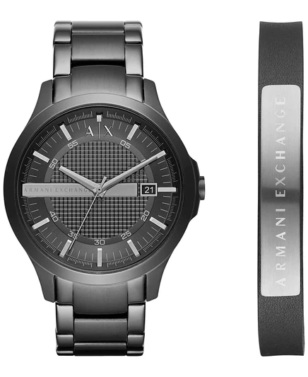 Мужские часы Armani Exchange Hampton 46 мм, черные