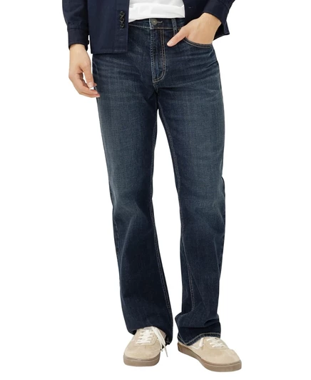 Мужские джинсы классического кроя Craig от Silver Jeans Co., синие