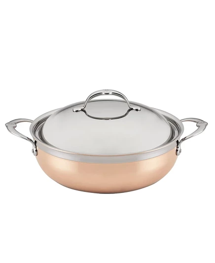 Кастрюля Hestan CopperBond 4,7 л медно-стальная