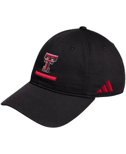 Мужская кепка Adidas Locker Room Texas Tech, черная