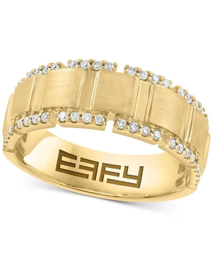 Мужское кольцо EFFY Collection 14k, 1/3 кт, золотое