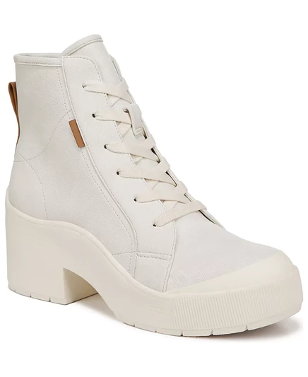  Женские ботильоны на платформе Time Off white faux leather