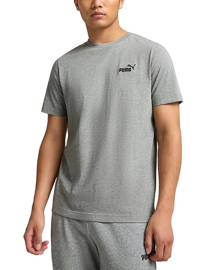 Мужская футболка Puma Essential с мелким логотипом, серая