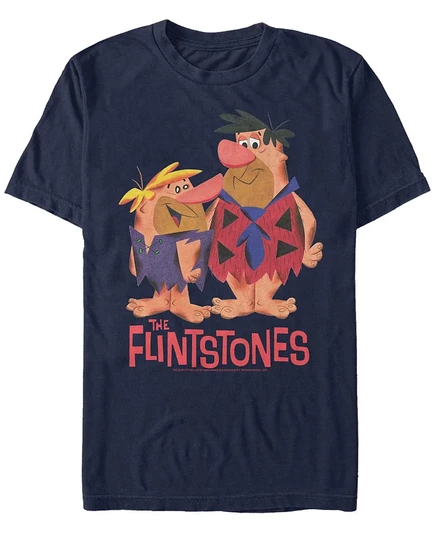Мужская футболка Fifth Sun Barney Fred The Flintstones, синяя