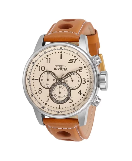 Мужские часы Invicta 30914 S1 Rally с кварцевым хронографом и белым циферблатом brown