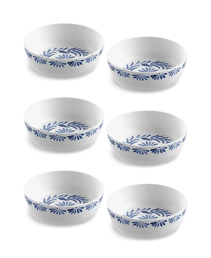 Набор мисок Abode Homewares Azul, 6 шт., меламин, синий