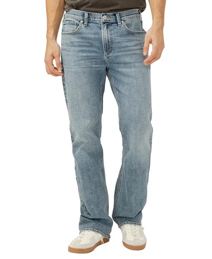 Мужские джинсы Silver Jeans Co Craig расклешенные, синие