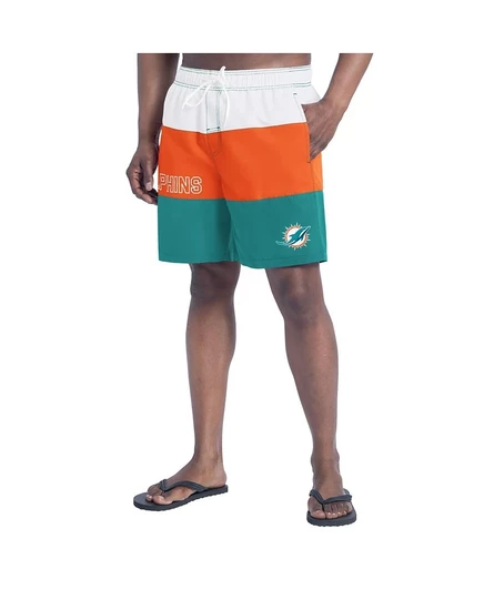 Мужские пляжные шорты G-III Miami Dolphins, многоцветные
