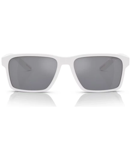 Мужские солнцезащитные очки PRADA LINEA ROSSA с низкой переносицей, PS 05YSF white rubber