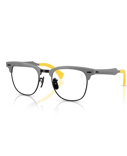 Очки Ray-Ban Унисекс Квадратные металлические RB3807VM Optics Scuderia Ferrari Collection серые