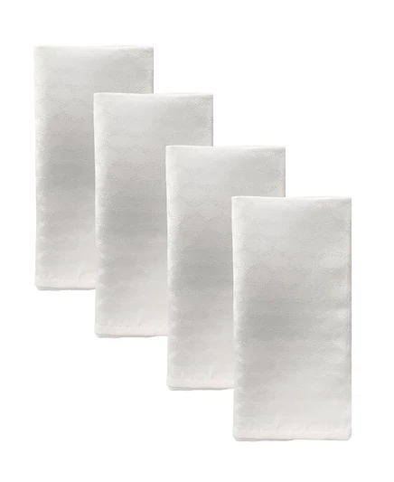 Салфетки Lenox Olivia 48×48 см, 4 шт., белые