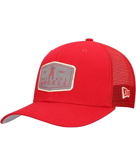 Мужская кепка New Era 9SEVENTY Los Angeles Angels, красная