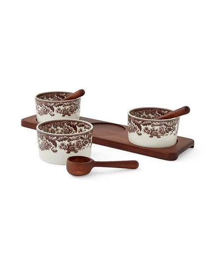 Набор для соусов Spode Woodland, 7 предметов, коричневый