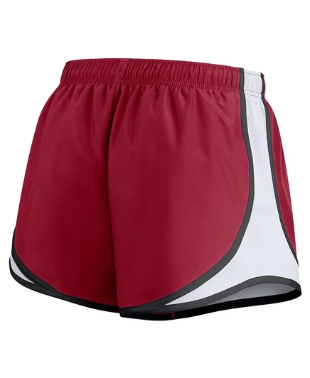 Женские шорты Nike Crimson Oklahoma Sooners для выступлений в темпе на весенних каникулах crimson, white