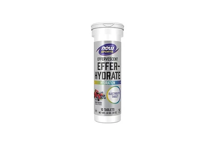 NOW Foods Effer-Гидрат ягодный смешанный, 10 таблеток без цвета