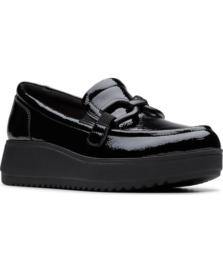 Женские мокасины-слипоны с верхом Zylah от Clarks, красные